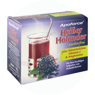 Apoforce Sachets 10 Stk. Heißer Holunder zuckerfrei