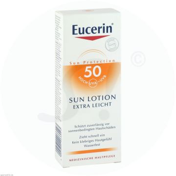 Eucerin Sensitive Protect Sun Lotion Extra Light LSF 50 