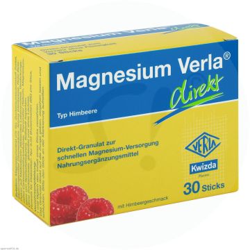 Magnesium Verla direkt Stick 30 Stk. Himbeergeschmack