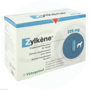 Vétoquinol Zylkène Pulver Ergänzungsfuttermittel 100 Stk. Hund 225