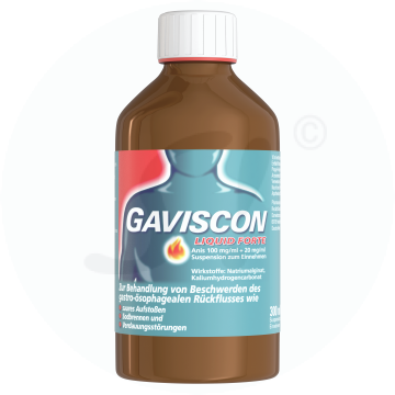 Gaviscon Liquid forte Anis Suspension 300 ml 