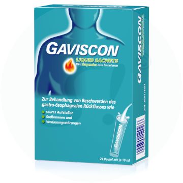Gaviscon Liquid Sachets Mint Suspension 24 Stk.