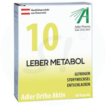 Adler Pharma Ortho Aktiv Leber Metabol Kapseln 60 Stk.