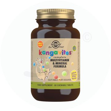 SOLGAR Kangavites Multivitamin Kinder tropical Kautabletten 60 Stk.