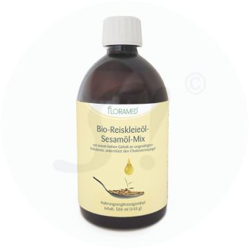 Floramed Bio-Reiskleieöl-Sesamöl-Mix DE-ÖKO-003, 500ml