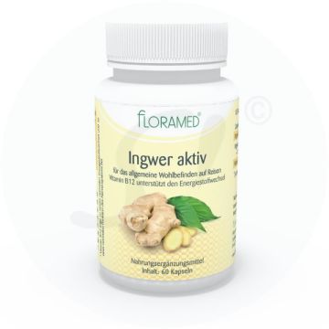 Floramed Ingwer aktiv, 60 Kapseln