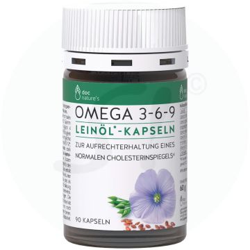 doc natures OMEGA 3-6-9 Leinöl-Kapseln