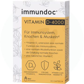 immundoc VITAMIN D-4000 Kapseln 
