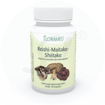 Floramed Reishi-Maitake-Shiitake, 60 Kapseln