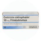 Ratiopharm Cetirizin 10 mg Filmtabletten 10 Stk.