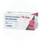 Cetirizin Sandoz 10 mg Filmtabletten 10 Stk.