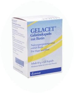 Gelacet Gelatine + Biotin Kapseln