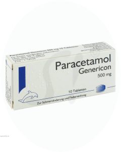 Paracetamol Genericon 500 mg Tabletten 10 Stk.