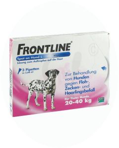 Frontline Spot-on Hund L 20-40 kg 3 Stk.