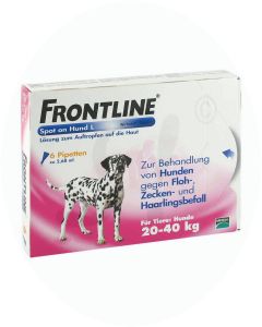 Frontline Spot on Hund L 20-40 kg 6 Stk.