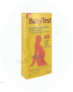 Schwangerschaftstest Babytest Früh 2 Stk.