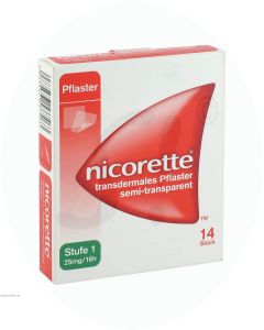 Nicorette Transdermales Pflaster 25 mg/16 h 14 Stk.