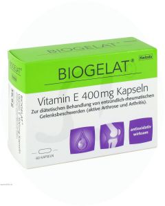 Biogelat Vitamin E 400 mg Kapseln