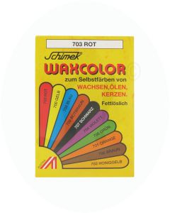 Waxcolor Waschfarbenpulver Rot 1 Stk. 