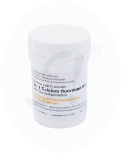 Schüßler Nr. 1 Calcium fluoratum D12 Kautabletten 100 g
