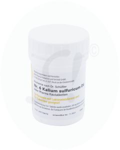 Schüßler Nr. 6 Kalium sulfuricum D6 Kautabletten 100 g