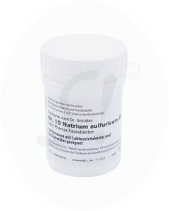 Schüßler Nr. 10 Natrium sulfuricum D6 Kautabletten 100 g