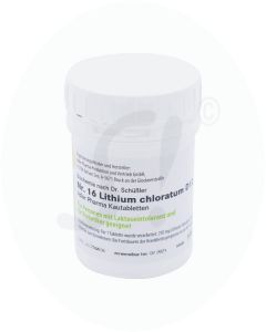 Schüßler Nr. 16 Lithium chloratum D12 Kautabletten 100 g