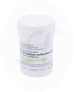 Schüßler Nr. 18 Calcium Sulfuratum Adler 100 g D 12 Kautabletten
