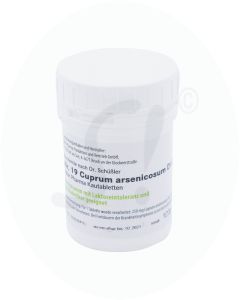 Schüßler Nr. 19 Cuprum arsenicosum D12 Kautabletten 100 g