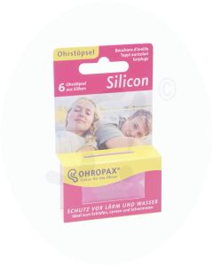 Ohropax Silicon gegen Lärm 6 Stk. pink