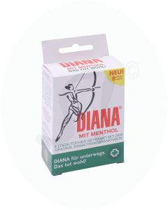 Diana Erfrischungstücher Menthol 8 Stk.
