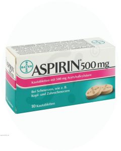 ASPIRIN® 500 mg Kautabletten 10 Stk.