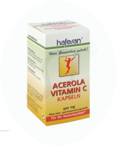 Hafesan Acerola Vitamin C 400 Kapseln 60 Stk.