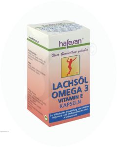 Hafesan Lachsöl Omega 3 + Vitamin E Kapseln 80 Stk.