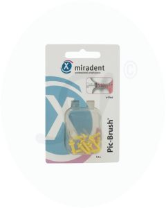 Miradent Pic-Brush® Ersatzbürsten Gelb 12 Stk.