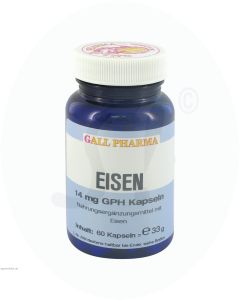 Gall Pharma Eisen Kapseln 14 mg