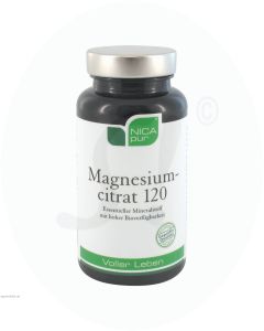 Nicapur Magnesium Citrat 120 Kapseln 60 Stk.