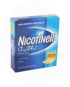 Nicotinell Transdermales Pflaster Tts 10 7 Stk.