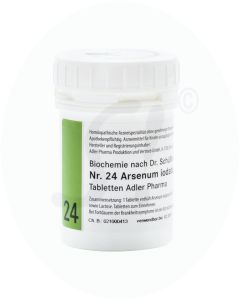 Schüßler Nr. 24 Arsen Jodatum Adler Pharma 500 g D 12