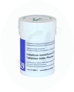 Schüßler Nr. 29 Cobaltum Adler Pharma D 12 100 g D 12