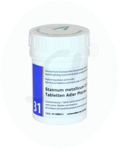 Schüßler Nr. 31 Stannum Metallicum Adler Pharma D 12 100 g D 12