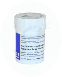 Schüßler Nr. 32 Natrium Tetraboracicum Adler Pharma D 12 100 g D 12