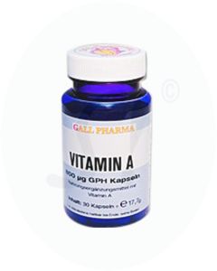 Gall Pharma Vitamin A 800 mcg Kapseln