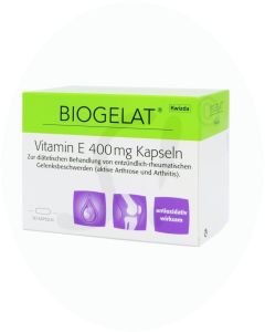 Biogelat Vitamin E 400 mg Kapseln 90 Stk.