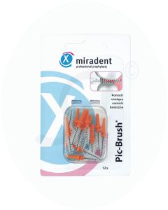 Miradent Pic-Brush® Ersatzbürsten Orange 12 Stk.
