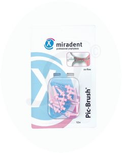 Miradent Pic-Brush® Ersatzbürsten Pink 12 Stk.