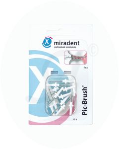 Miradent Pic-Brush® Ersatzbürsten Weiß 12 Stk.
