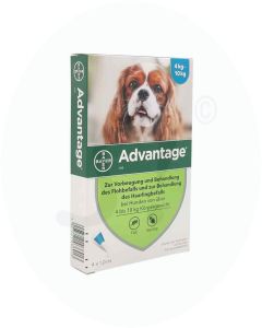 Advantage 100 mg für Hunde  4 Stk.