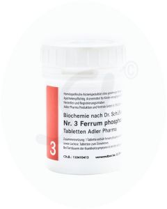Schüßler Nr. 3 Ferrum Phosphoricum Adler Pharma 1 kg D 12