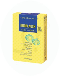 Wellness Knoblauch Dragees mit Vitamin E 30 Stk.